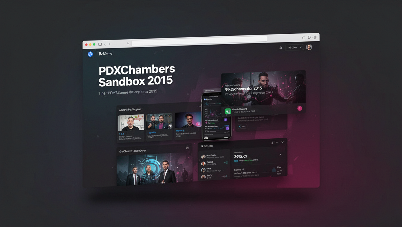 Preview of PDXChambers Sandbox 2015