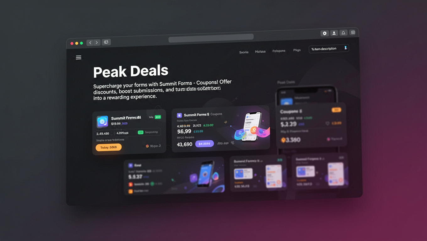 Preview of Peak Deals