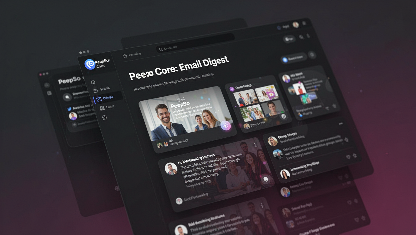 Preview of PeepSo Core: Email Digest