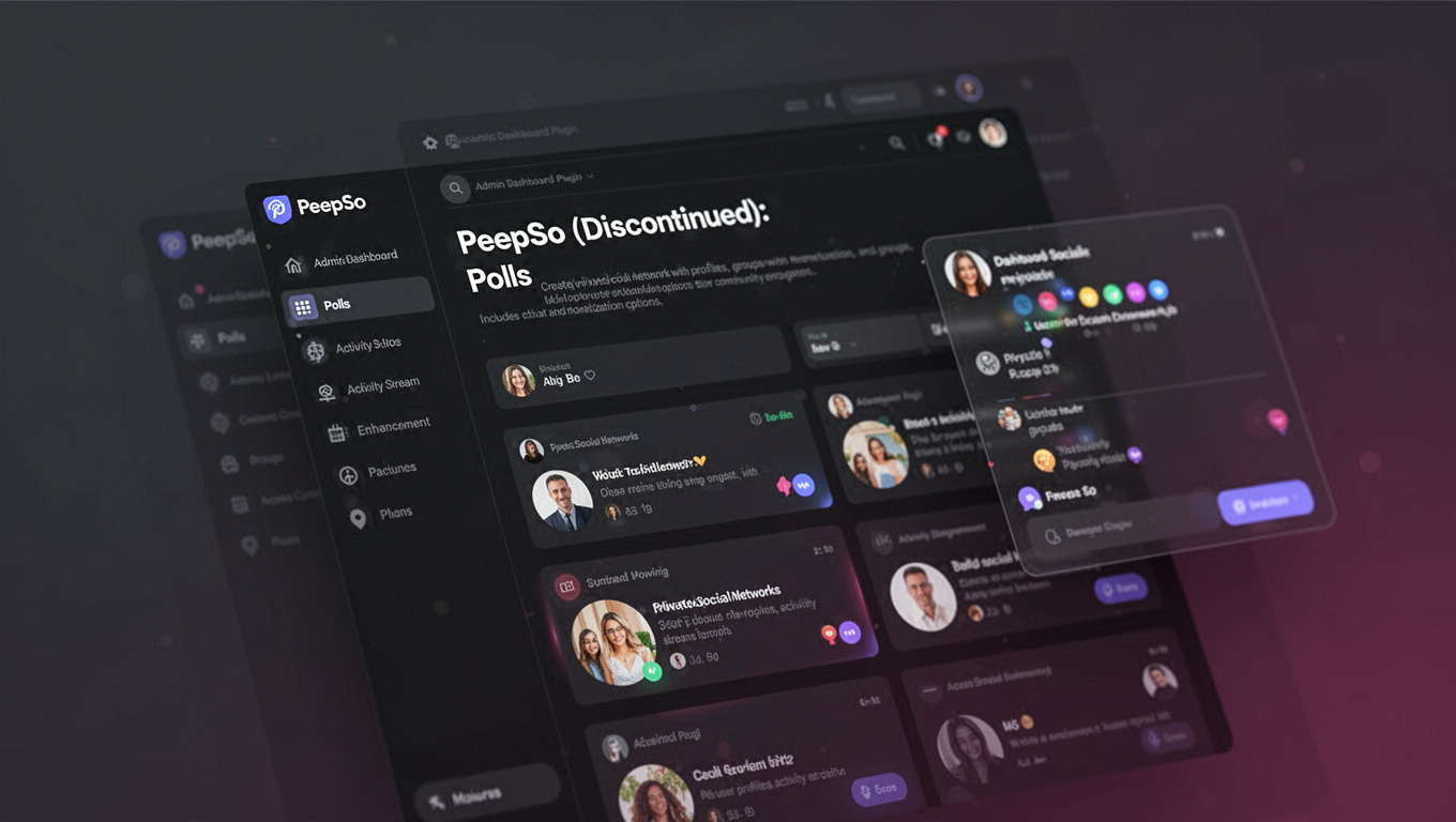 Preview of PeepSo (Discontinued): Polls