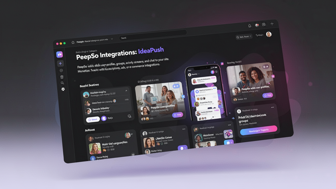 Preview of PeepSo Integrations: IdeaPush