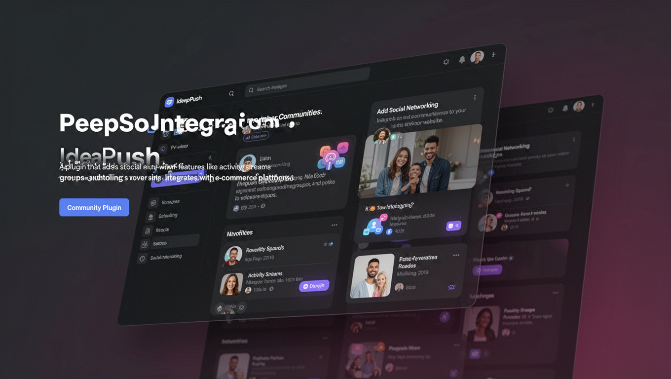 Preview of PeepSo Integrations: IdeaPush