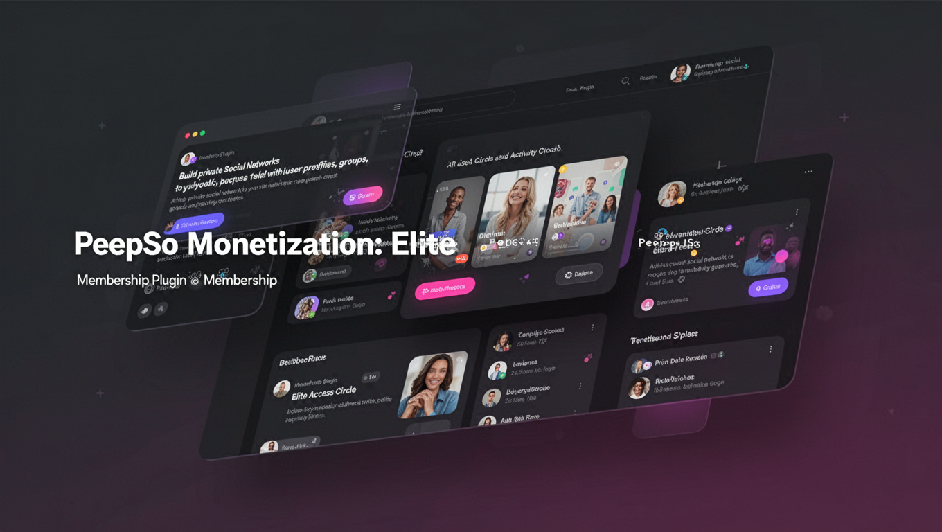 Preview of PeepSo Monetization: Elite Access Circle