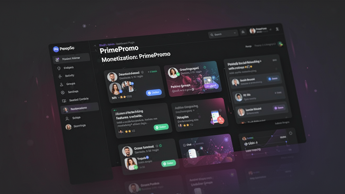 Preview of PeepSo Monetization: PrimePromo