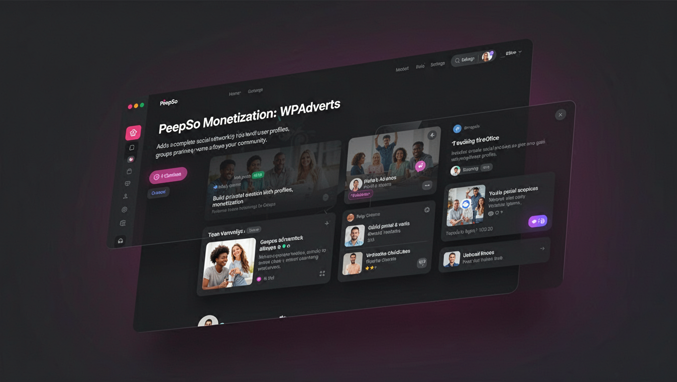 Preview of PeepSo Monetization: WPAdverts