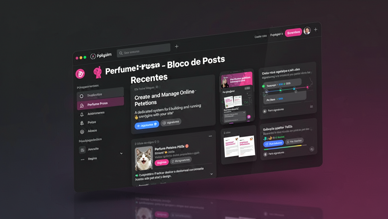 Preview of Perfume Prosa - Bloco de Posts Recentes