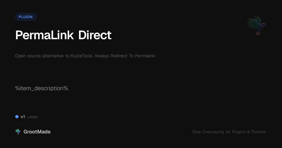 Preview of PermaLink Direct