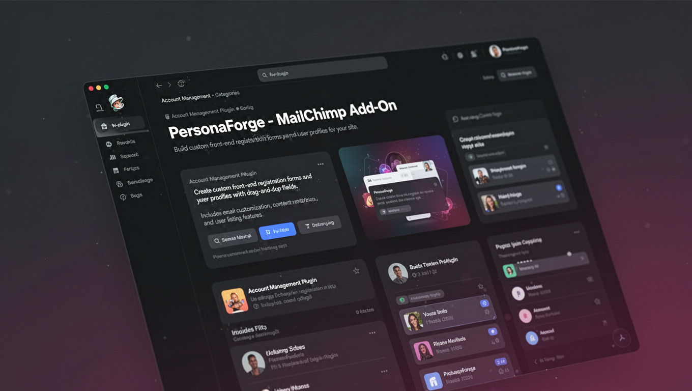 Preview of PersonaForge - MailChimp Add-On