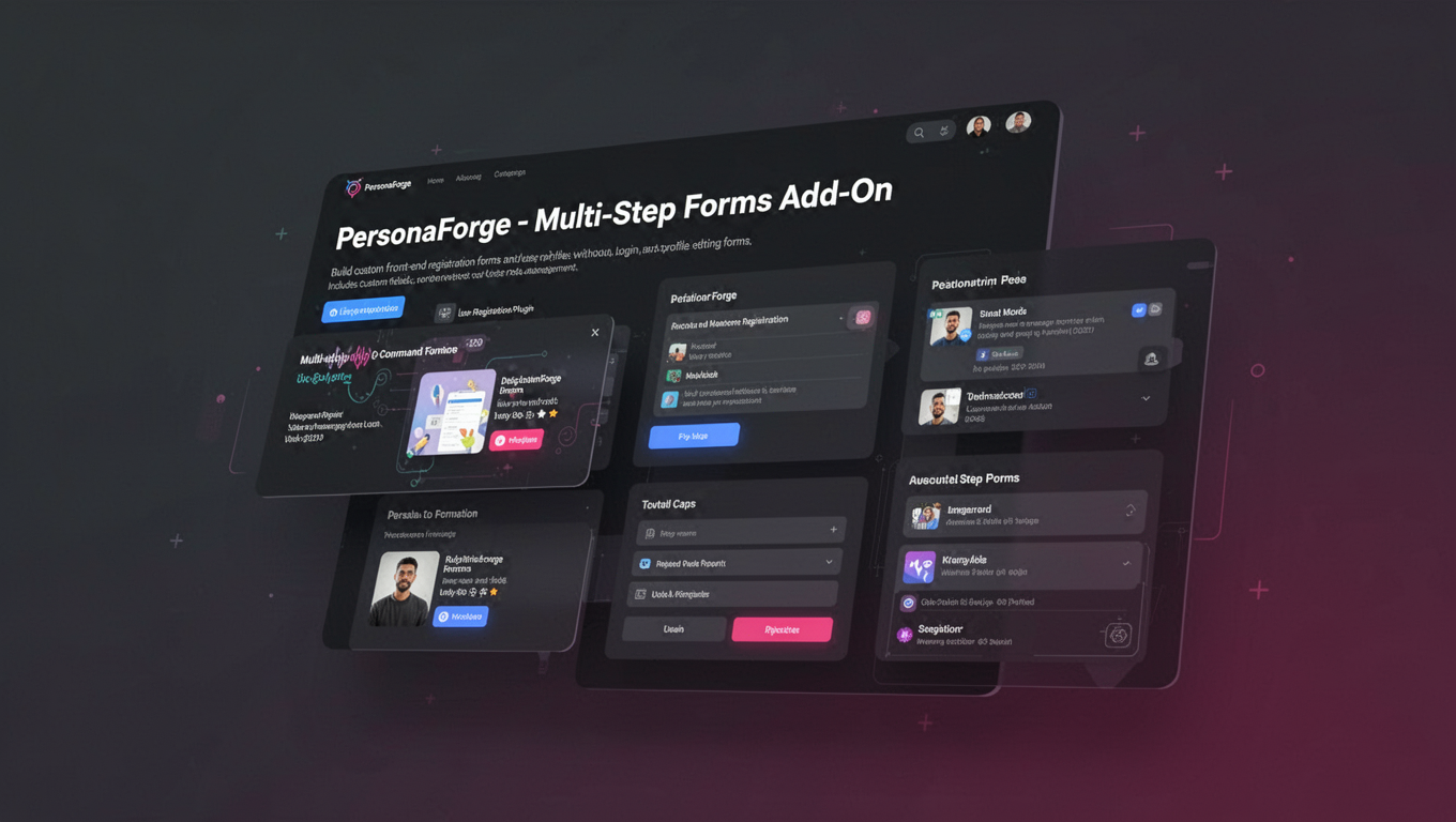 Preview of PersonaForge - Multi-Step Forms Add-On