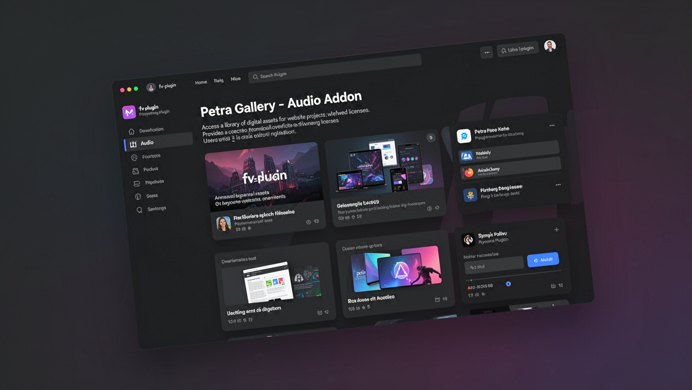 Preview of Petra Gallery - Audio Addon