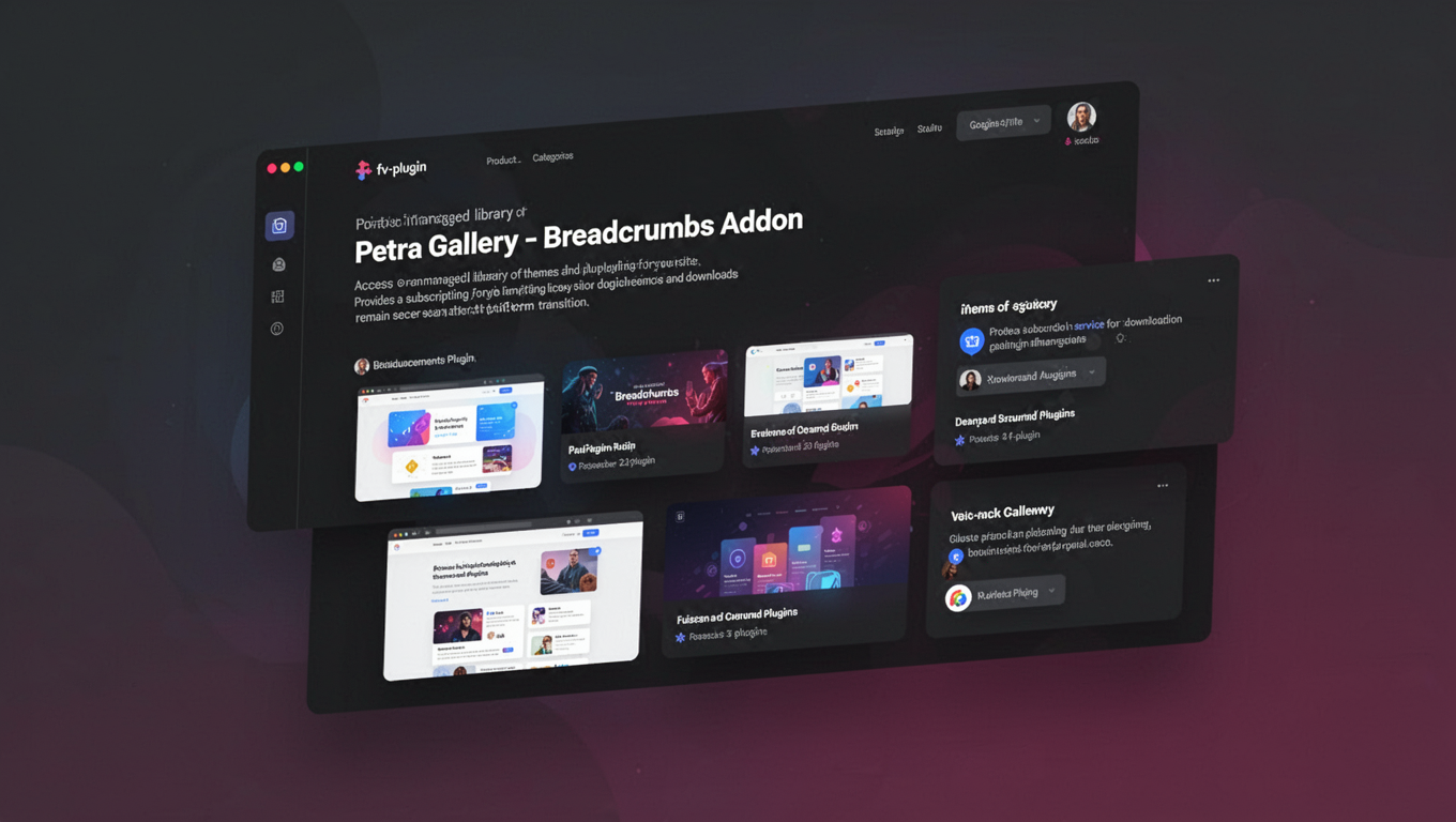 Preview of Petra Gallery - Breadcrumbs Addon