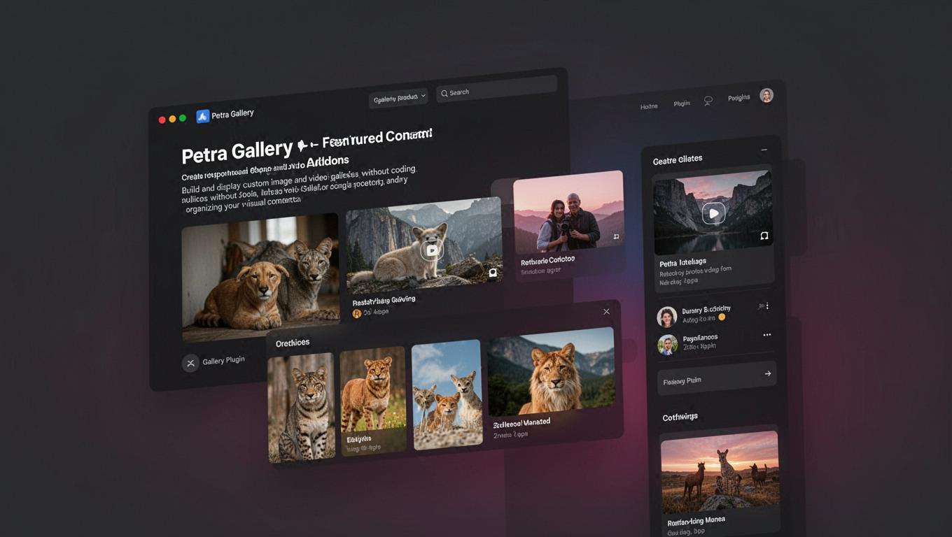 Preview of Petra Gallery - Featured Content Addon