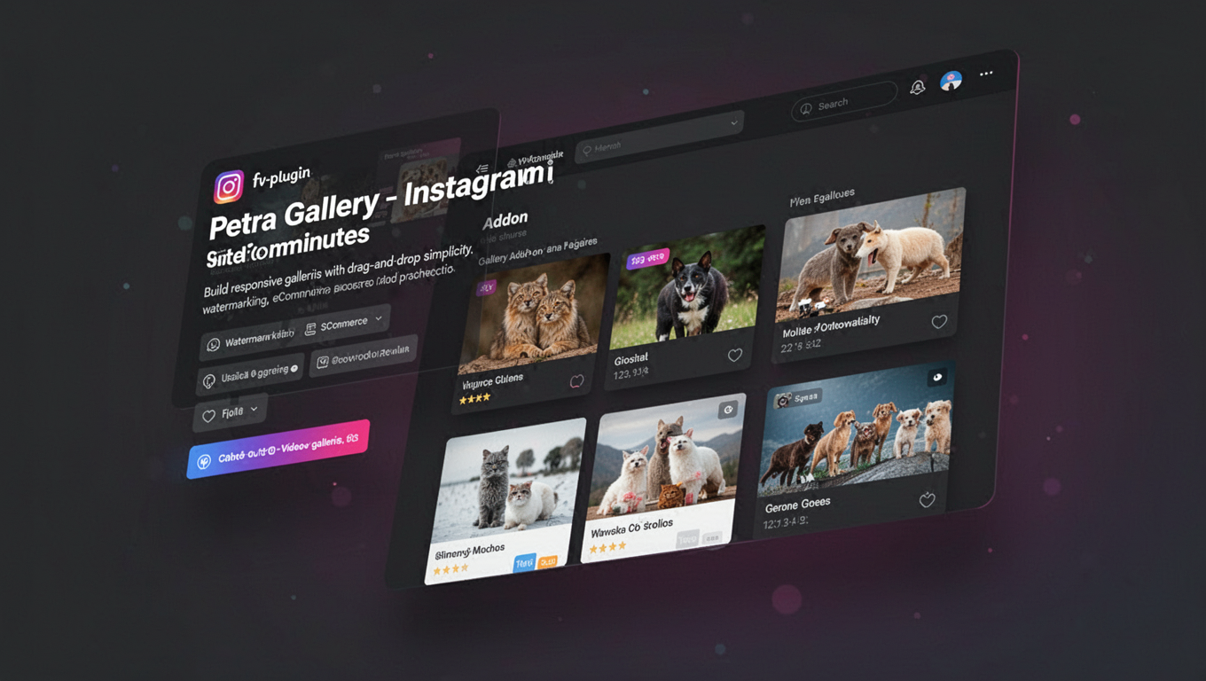 Preview of Petra Gallery - Instagram Addon