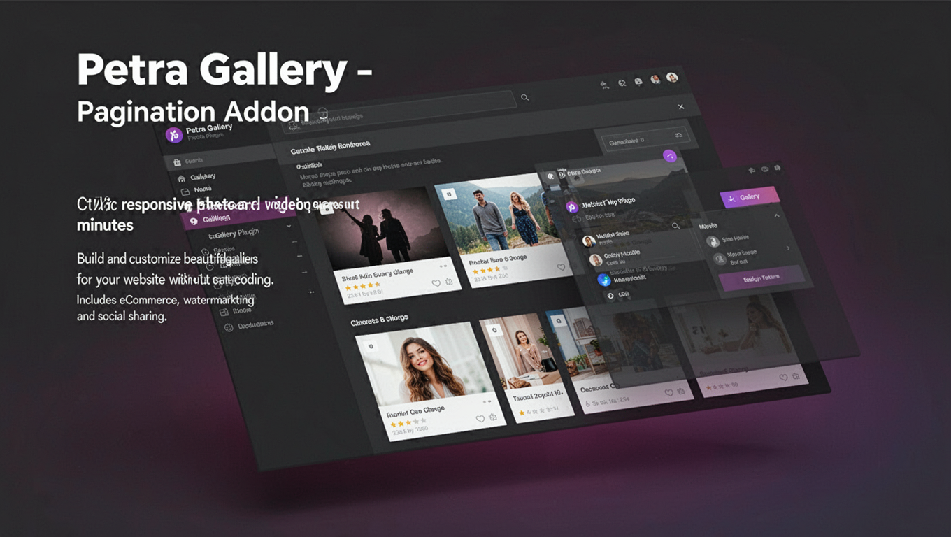 Preview of Petra Gallery - Pagination Addon