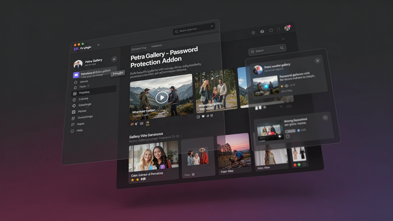 Preview of Petra Gallery - Password Protection Addon