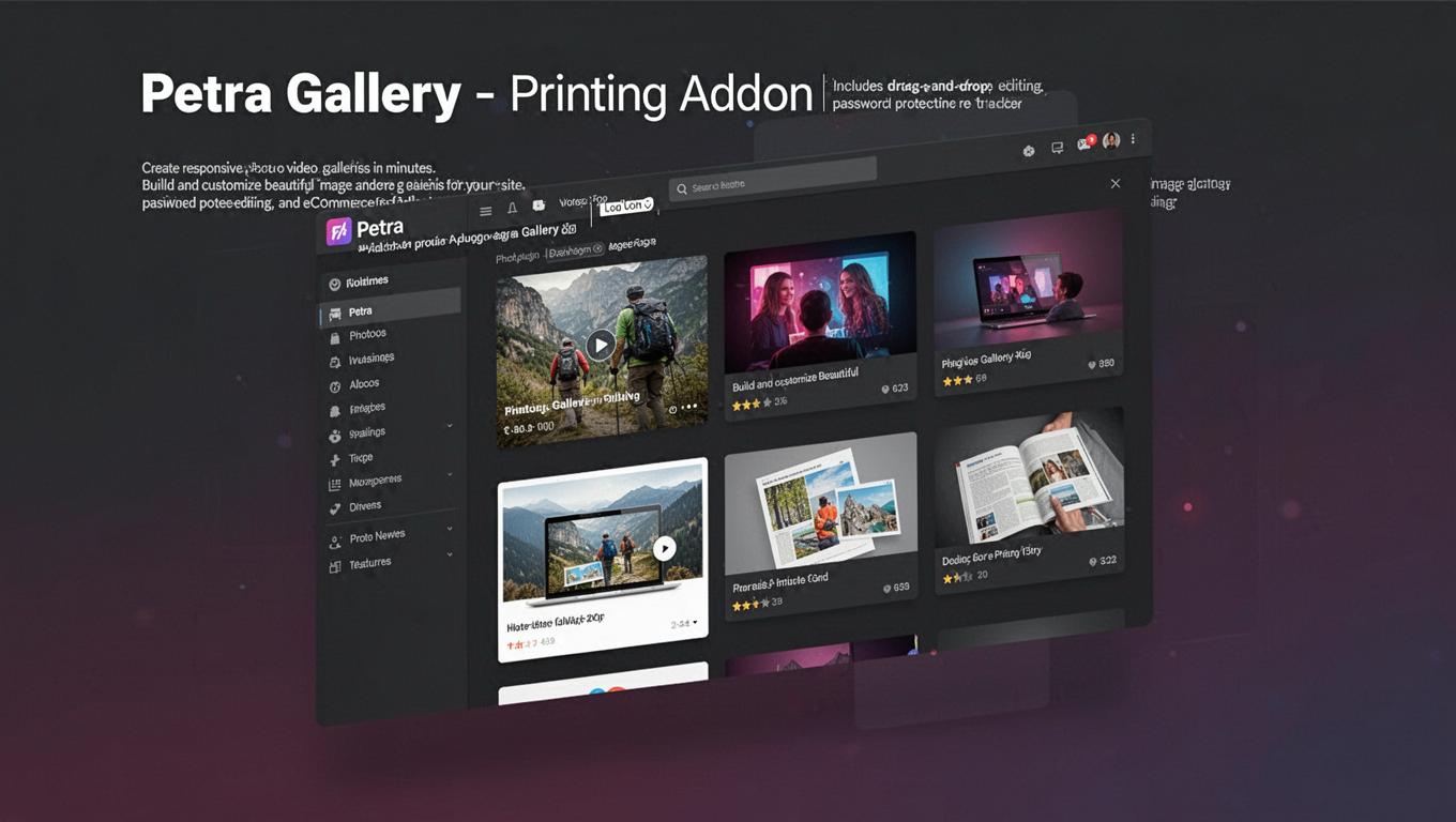Preview of Petra Gallery - Printing Addon