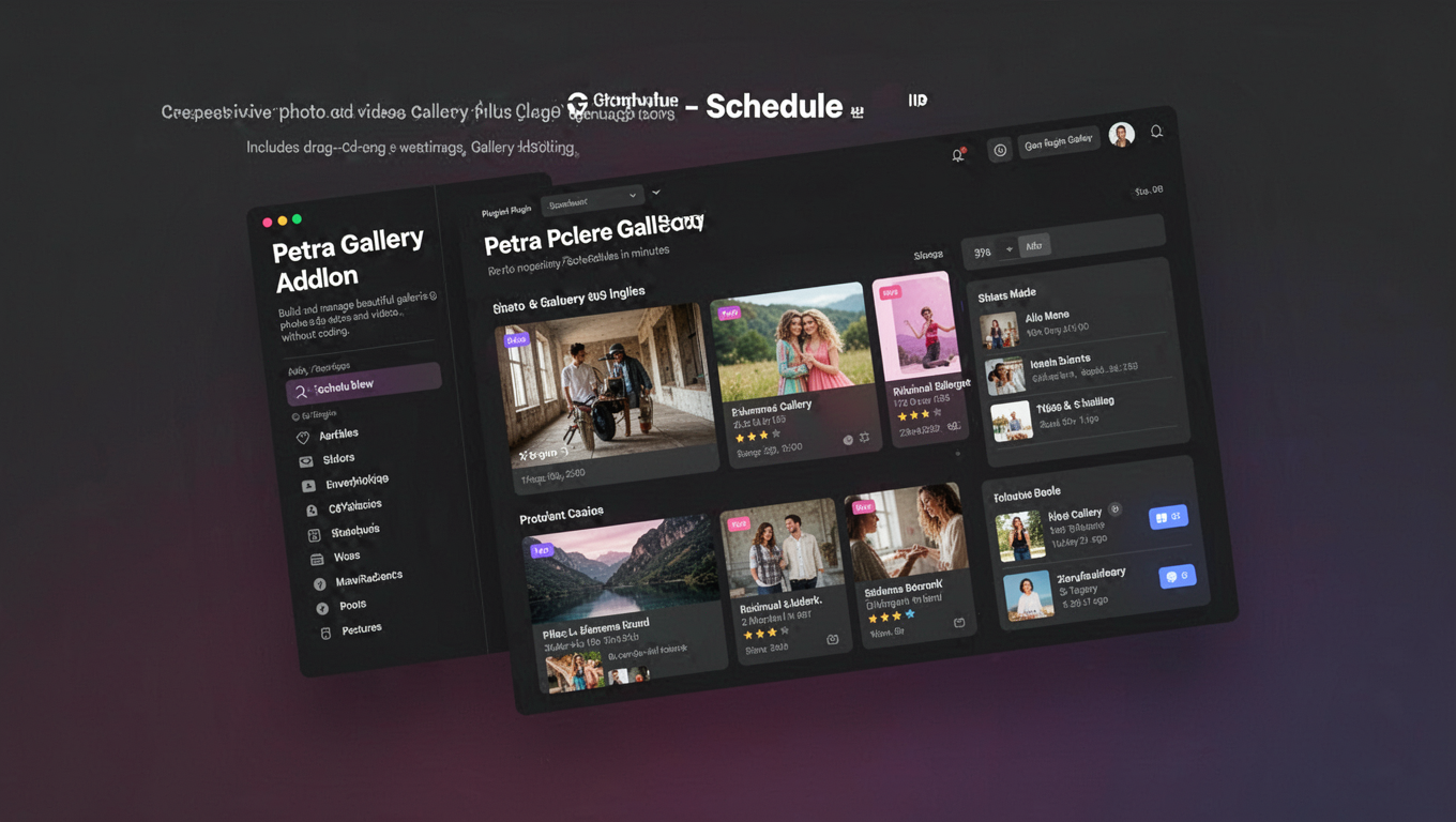 Preview of Petra Gallery - Schedule Addon