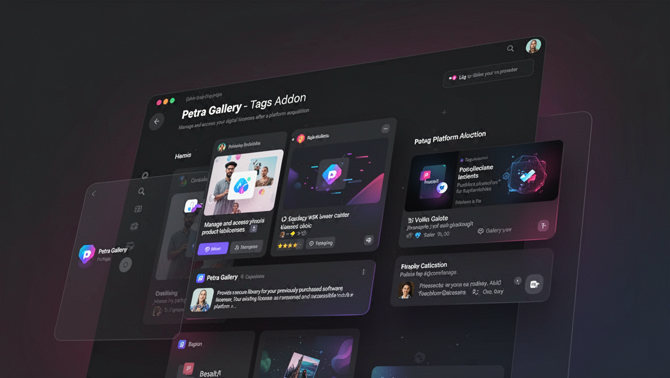 Preview of Petra Gallery - Tags Addon