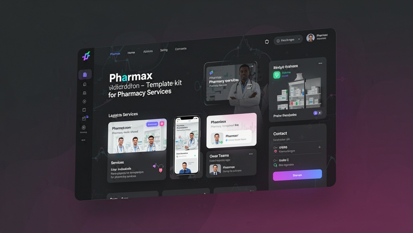 Preview of Pharmax - Template kit for Pharmacy Services