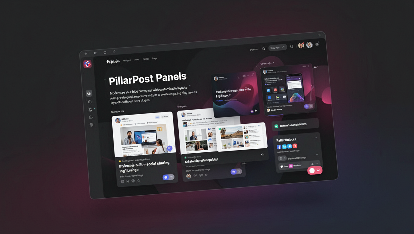 Preview of PillarPost Panels