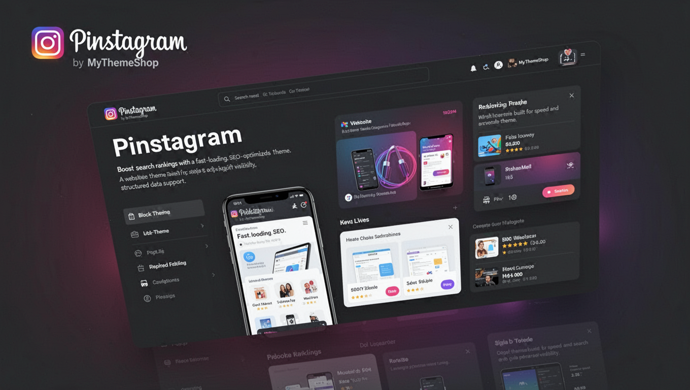 Preview of Pinstagram by MyThemeShop