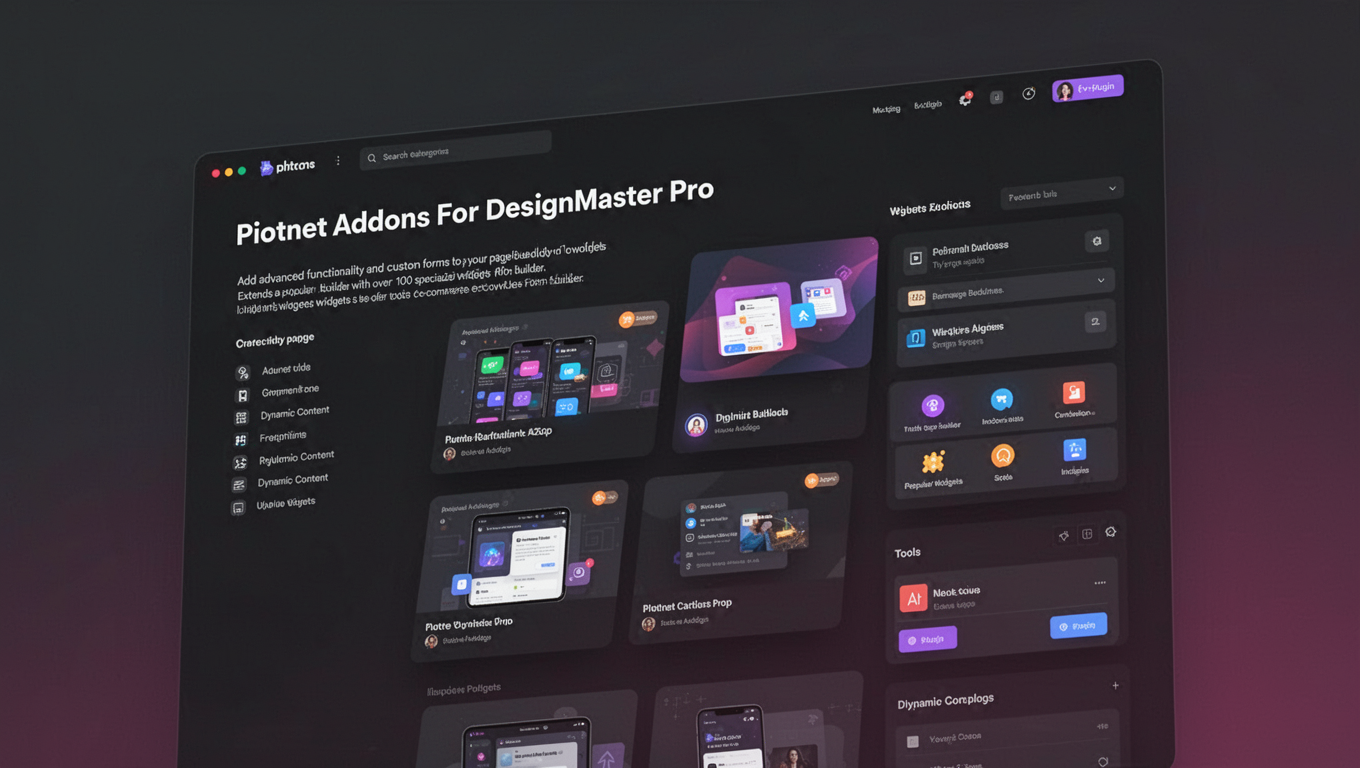 Preview of Piotnet Addons For DesignMaster Pro