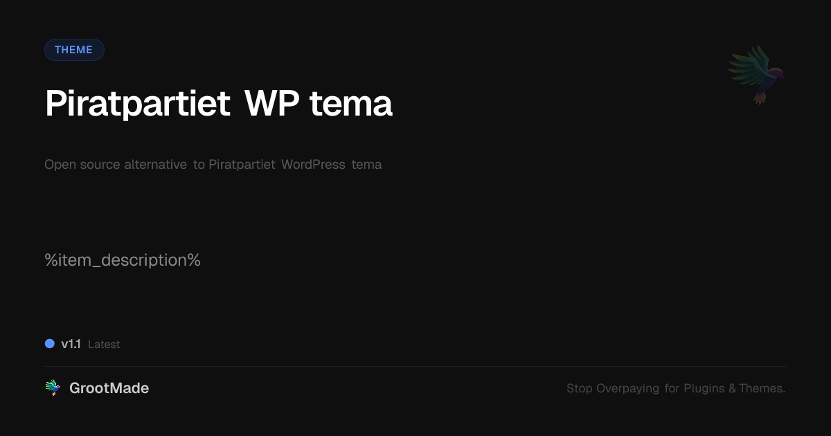 Piratpartiet WP tema