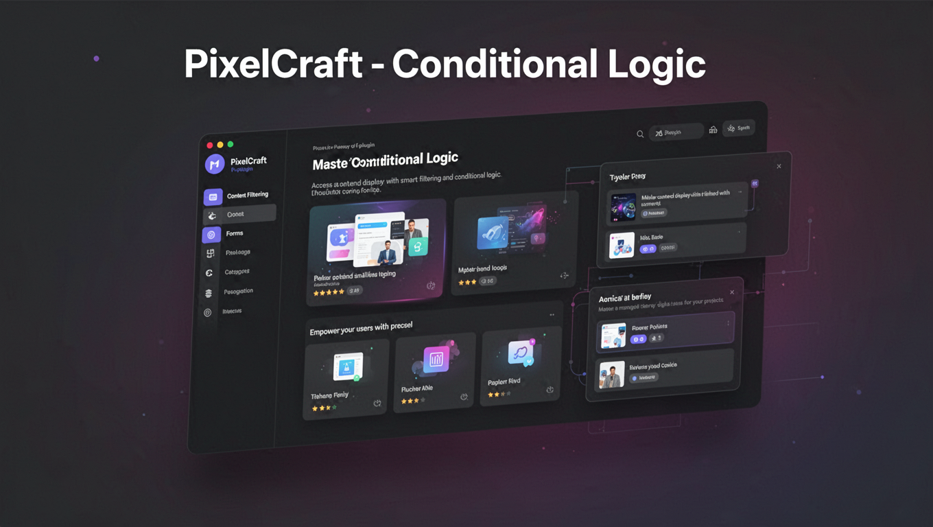 Preview of PixelCraft - Conditional Logic