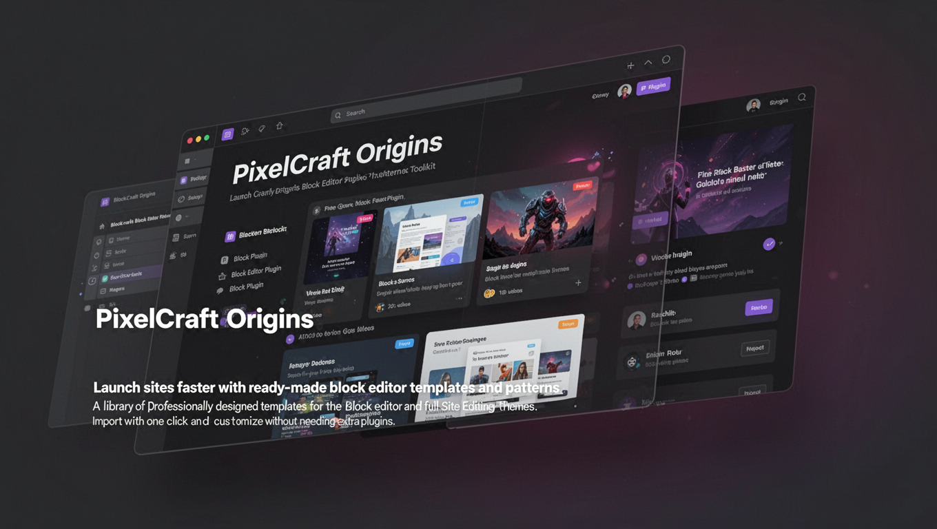 Preview of PixelCraft Origins