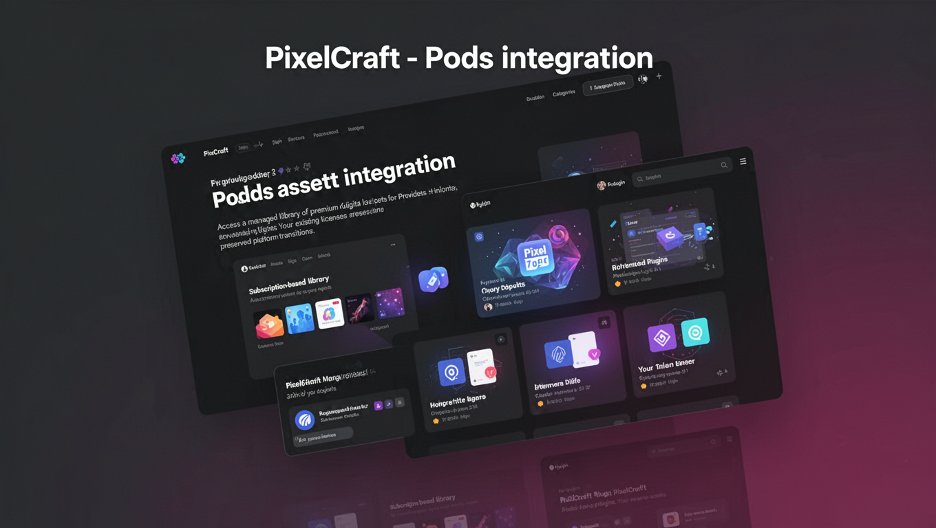 Preview of PixelCraft - Pods integration