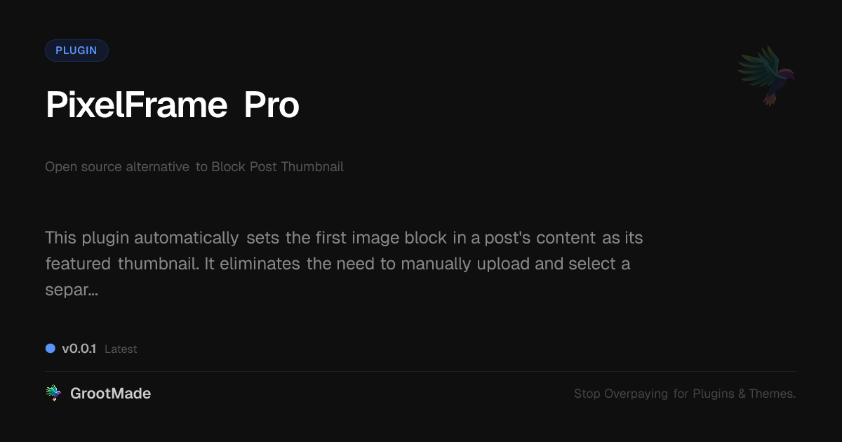 Preview of PixelFrame Pro