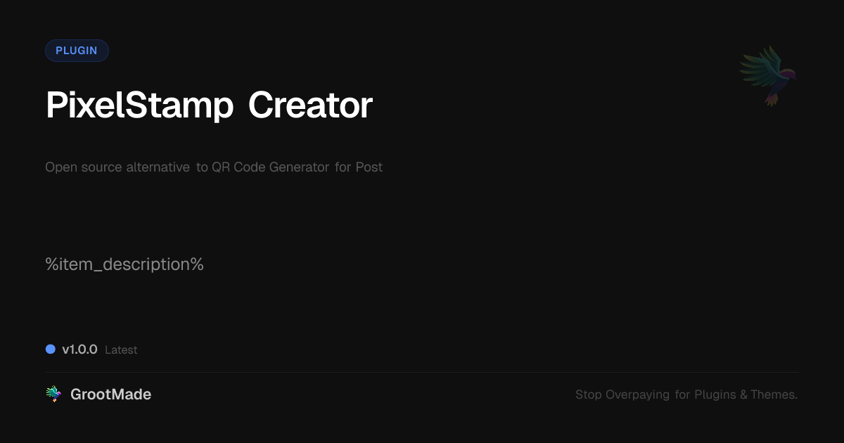 Preview of PixelStamp Creator