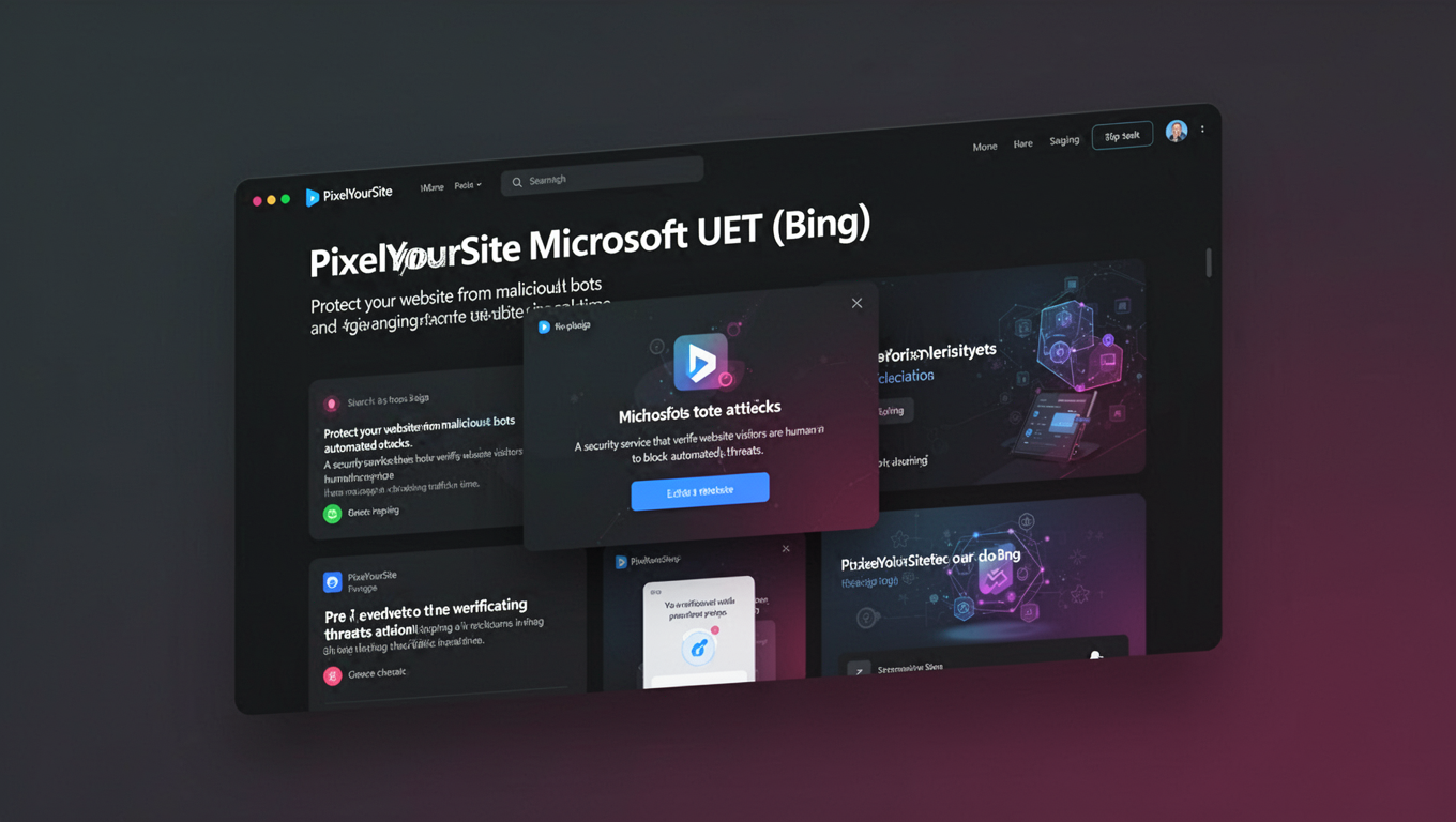 Preview of PixelYourSite Microsoft UET (Bing)