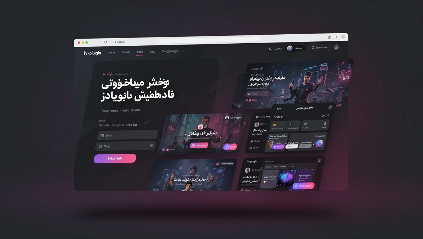 Preview of پلاگین ورود و ثبت نام