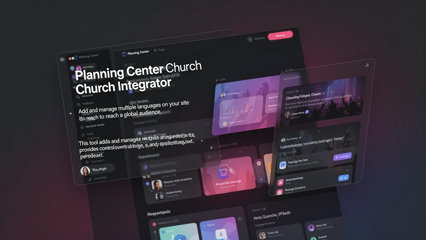 Preview of Planning Center Church Integrator