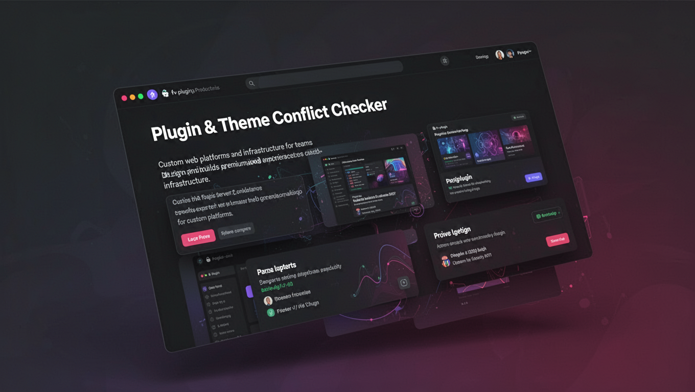 Preview of Plugin & Theme Conflict Checker