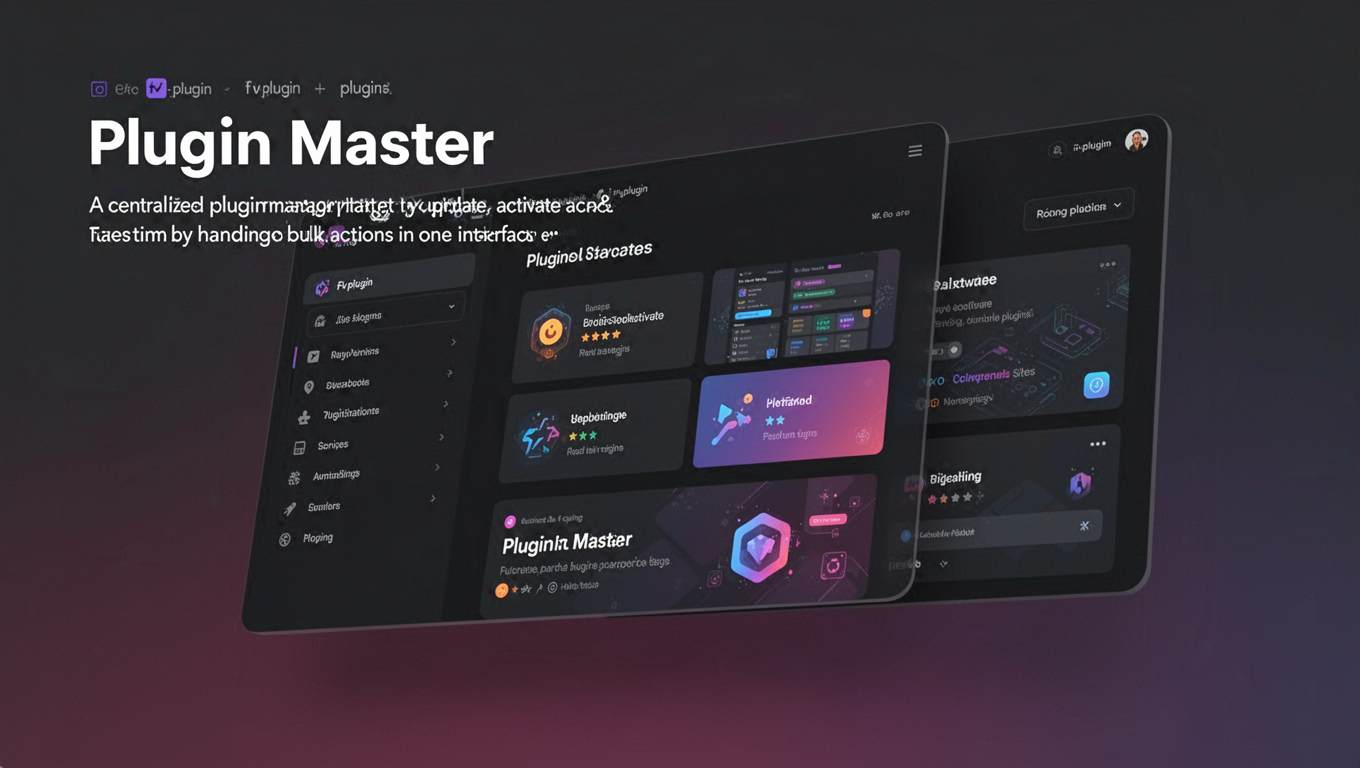 Preview of Plugin Master