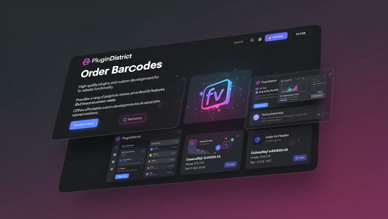 Preview of PluginDistrict - Order Barcodes