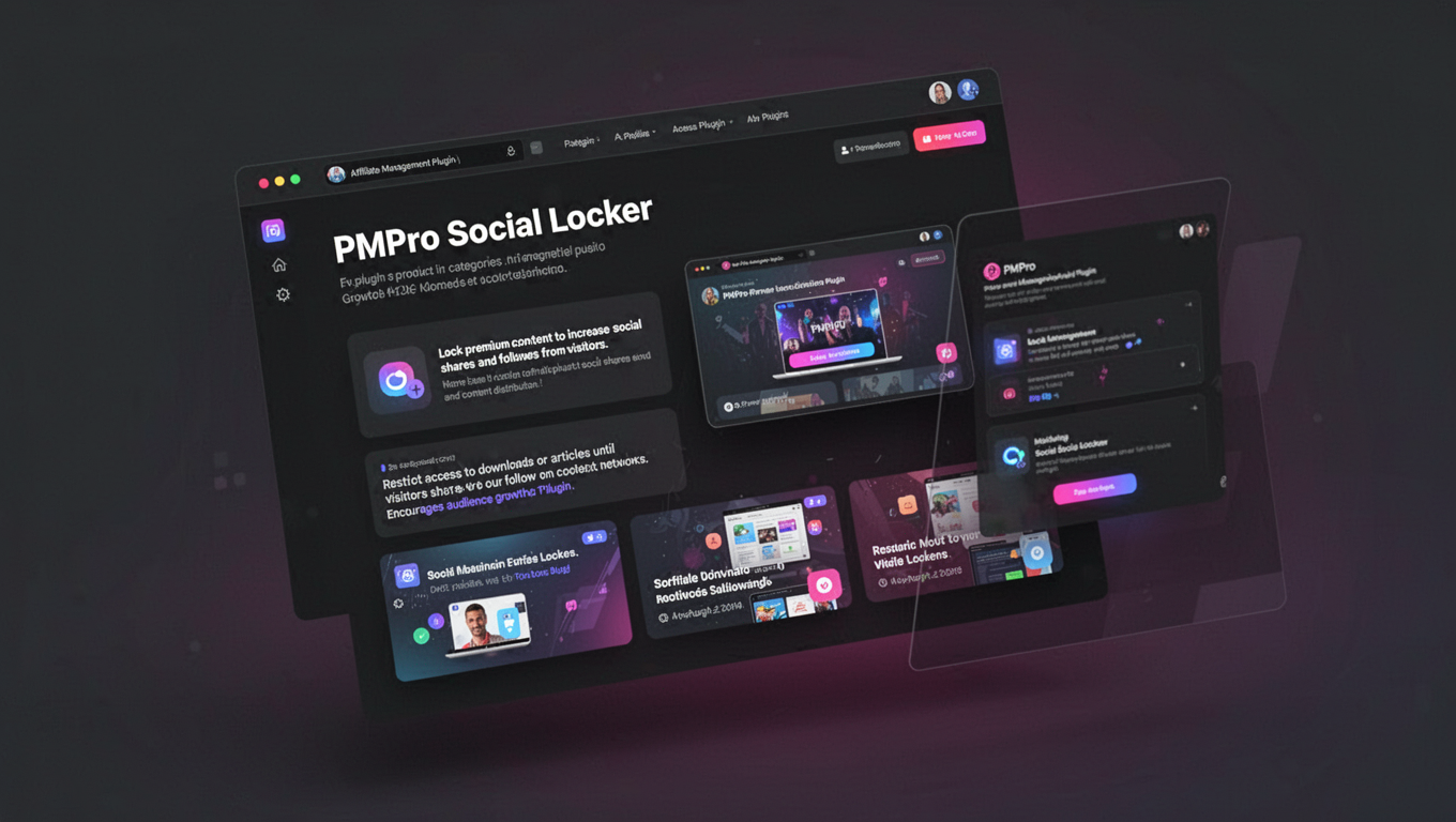 Preview of PMPro Social Locker