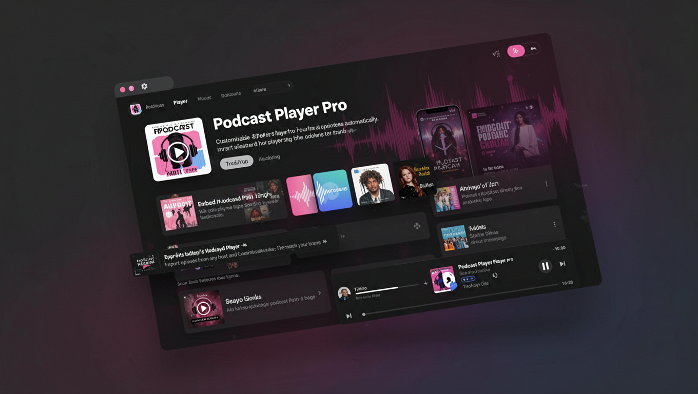 Preview of podcast player pro