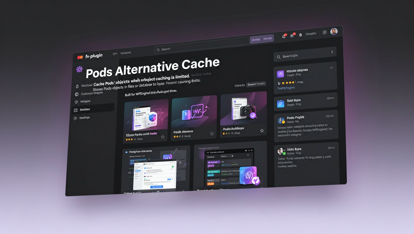 Preview of Pods Alternative Cache