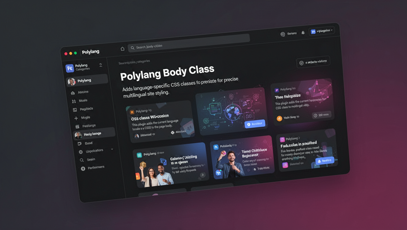 Preview of Polylang Body Class