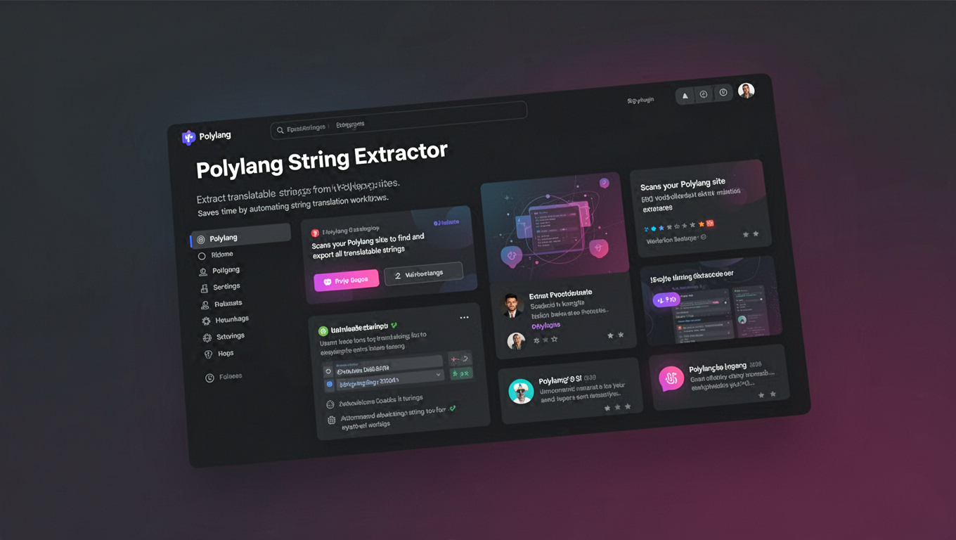 Preview of Polylang String Extractor