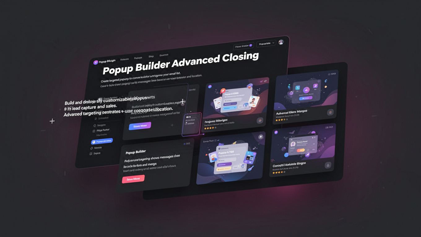 Preview of Popup Builder Advanced Closing