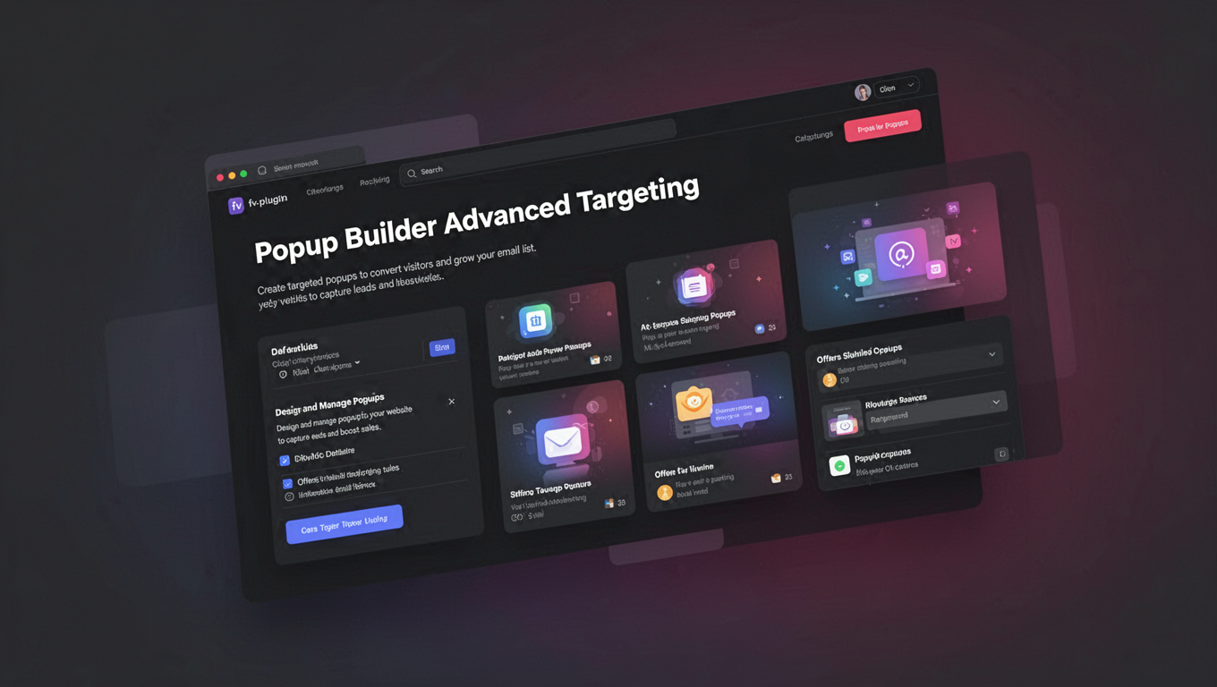 Preview of Popup Builder Advanced Targeting