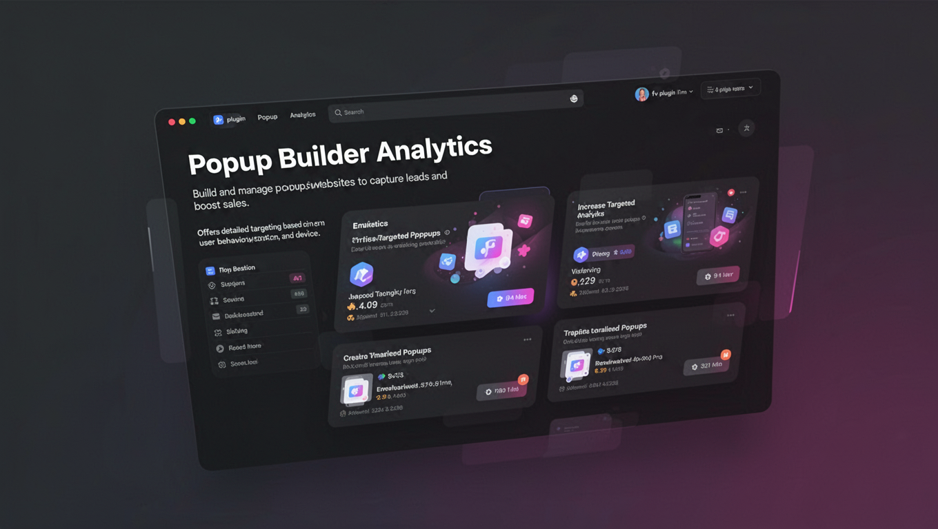 Preview of Popup Builder Analytics