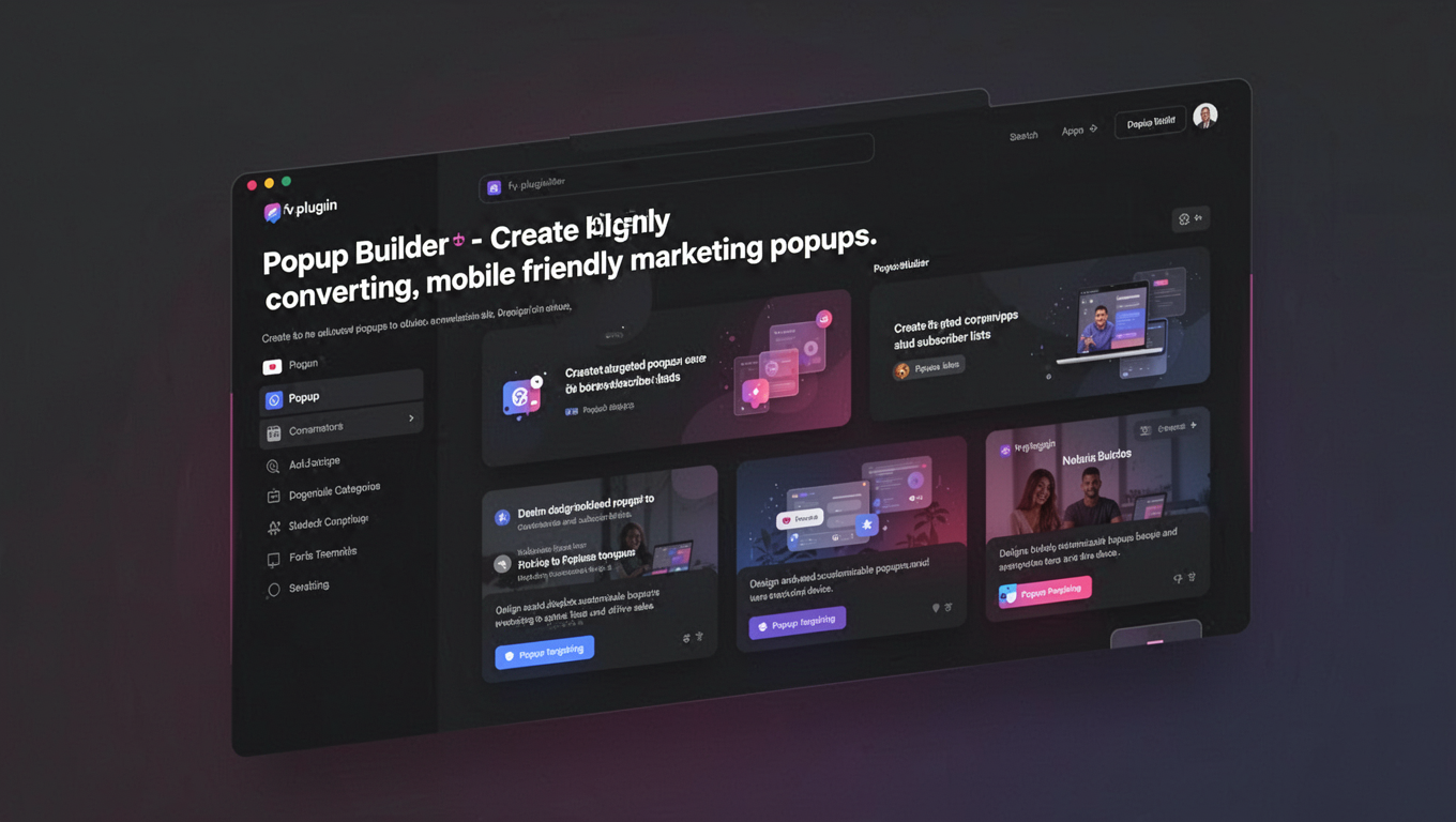Preview of Popup Builder - Create highly converting, mobile friendly marketing popups.