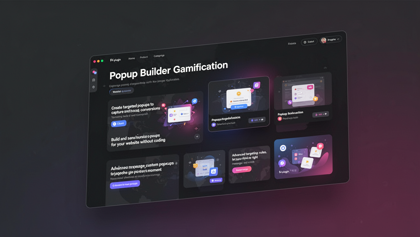 Preview of Popup Builder Gamification