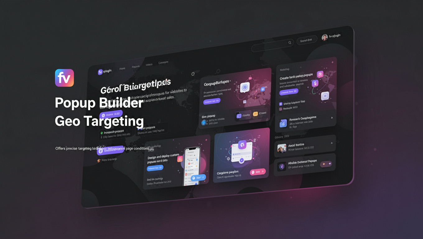 Preview of Popup Builder Geo Targeting