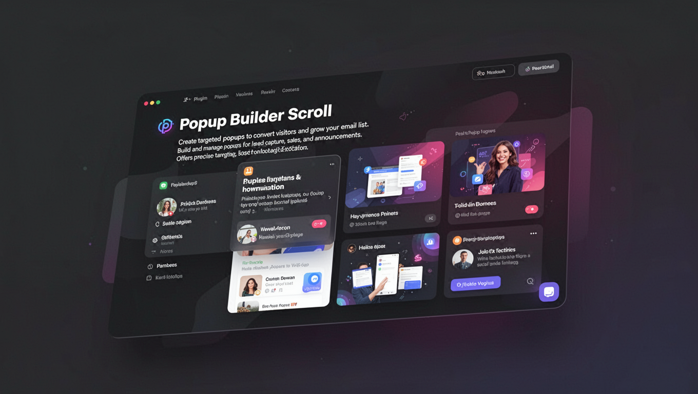 Preview of Popup Builder Scroll